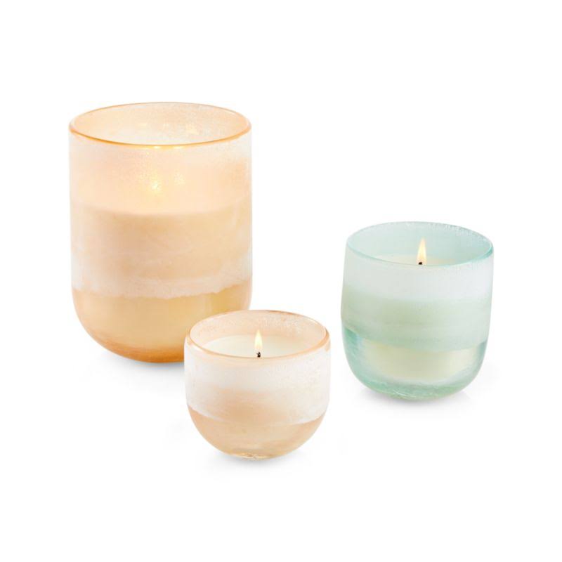 Large Glass Candle F440