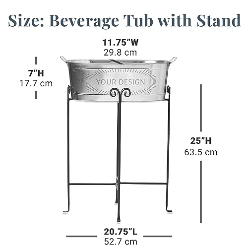 Personalized Beverage Tub X999859