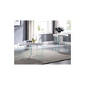 White High Gloss & Clear Glass Coffee Table G32263