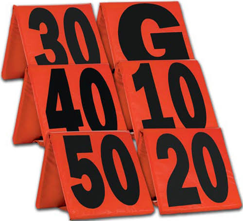 Weighted Football Yard Markers K384