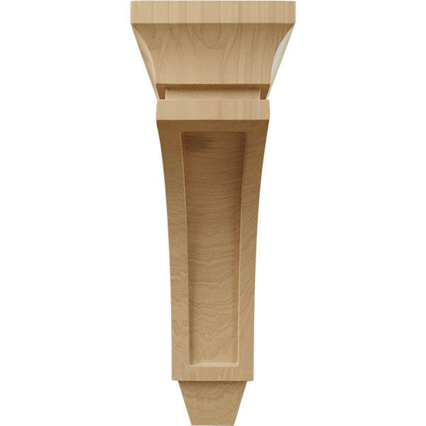 4 1/2 inchw x 9 inchd x 14 inchh Large Cherry Wood Corbel O90830