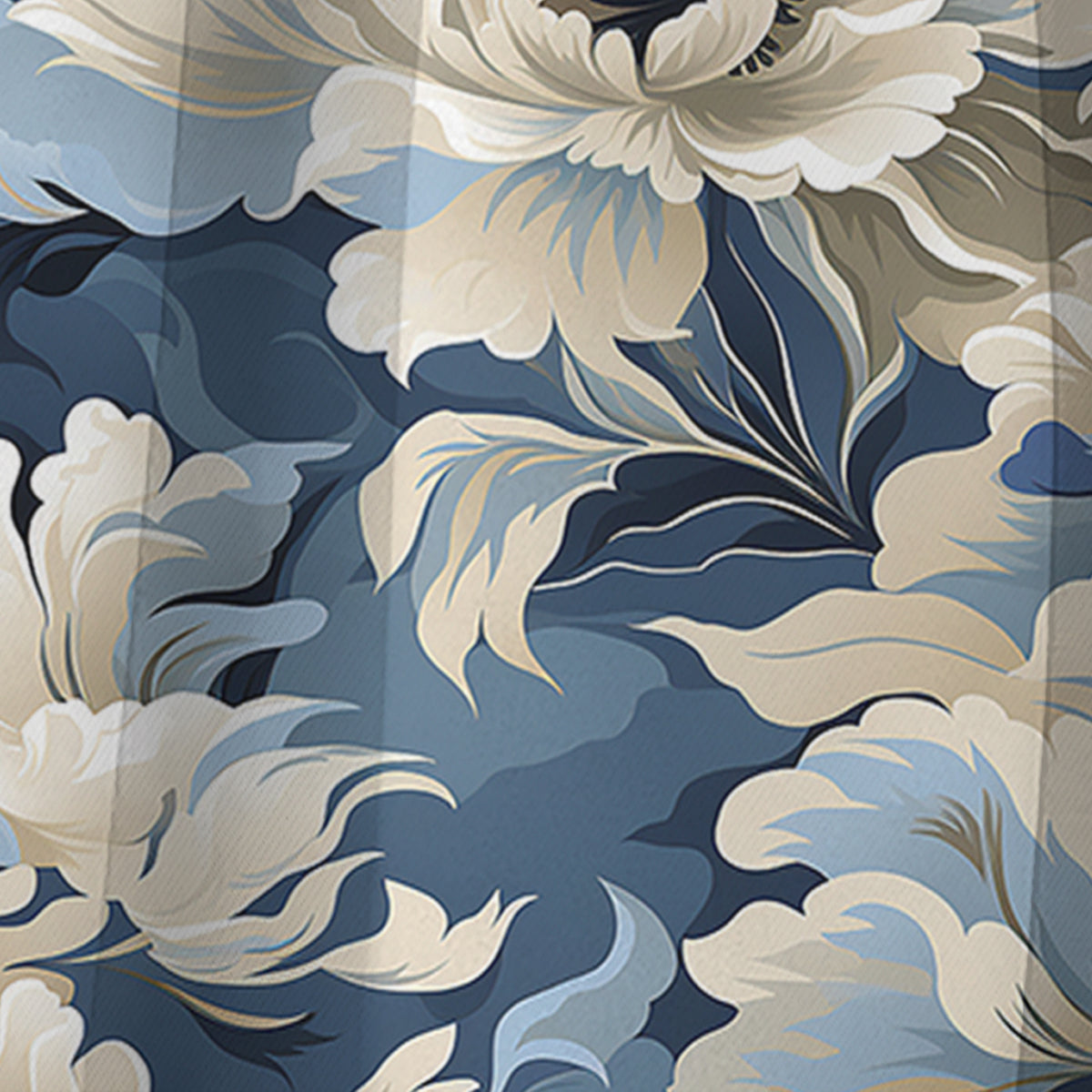 Floral Blackout Curtain Panels B664