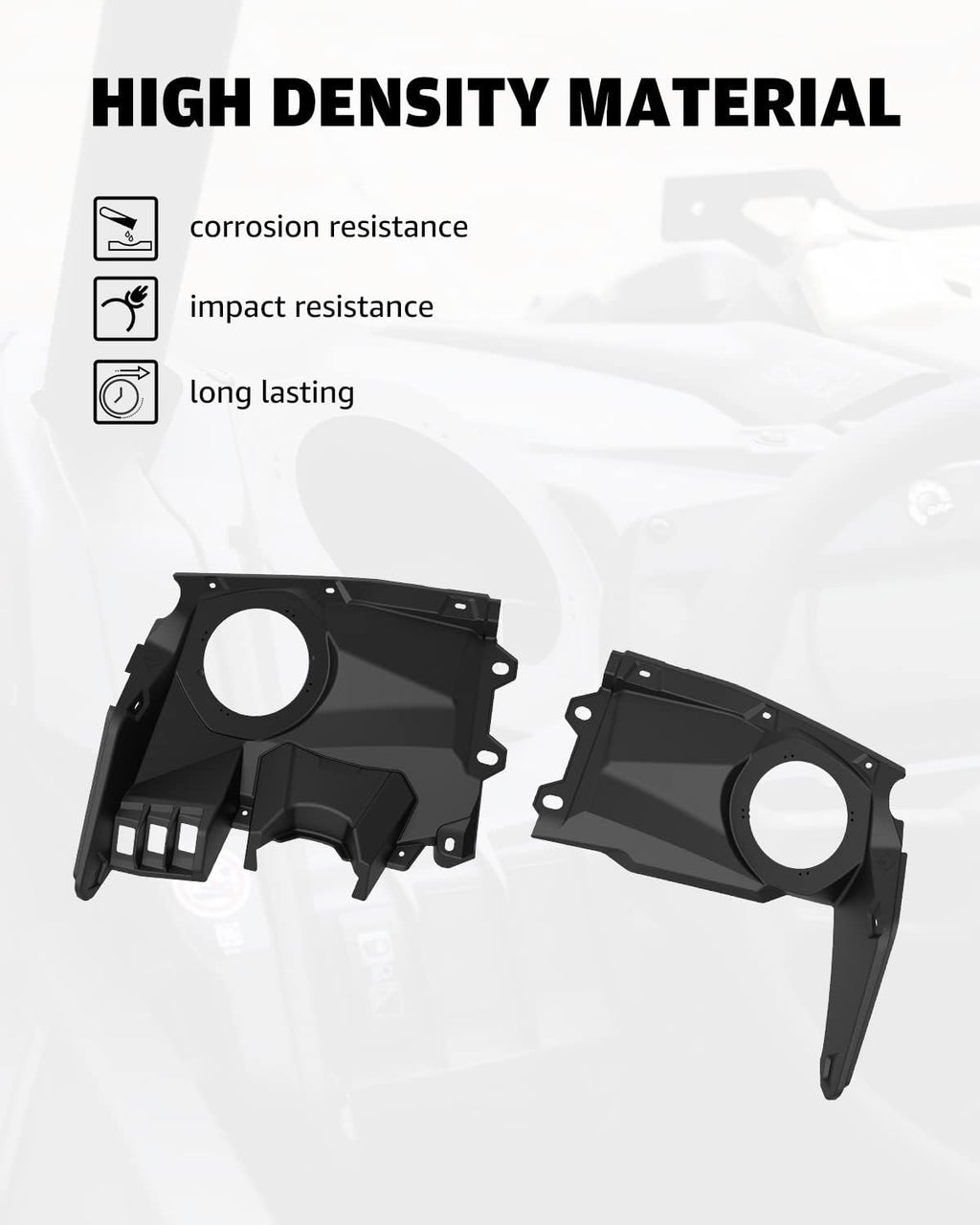 6.5 inch Speaker Enclosure Panels for Can Am Maverick X3 / X3 Max S681
