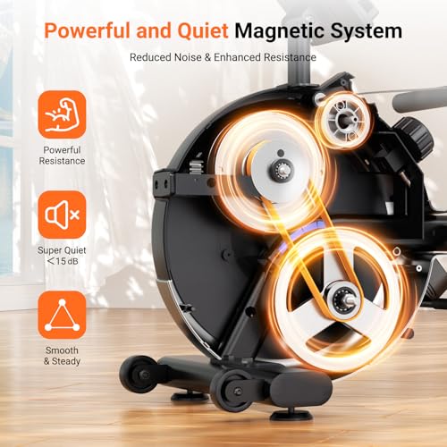 Magnetic Rowing Machine 350 LBS 16 Levels V868