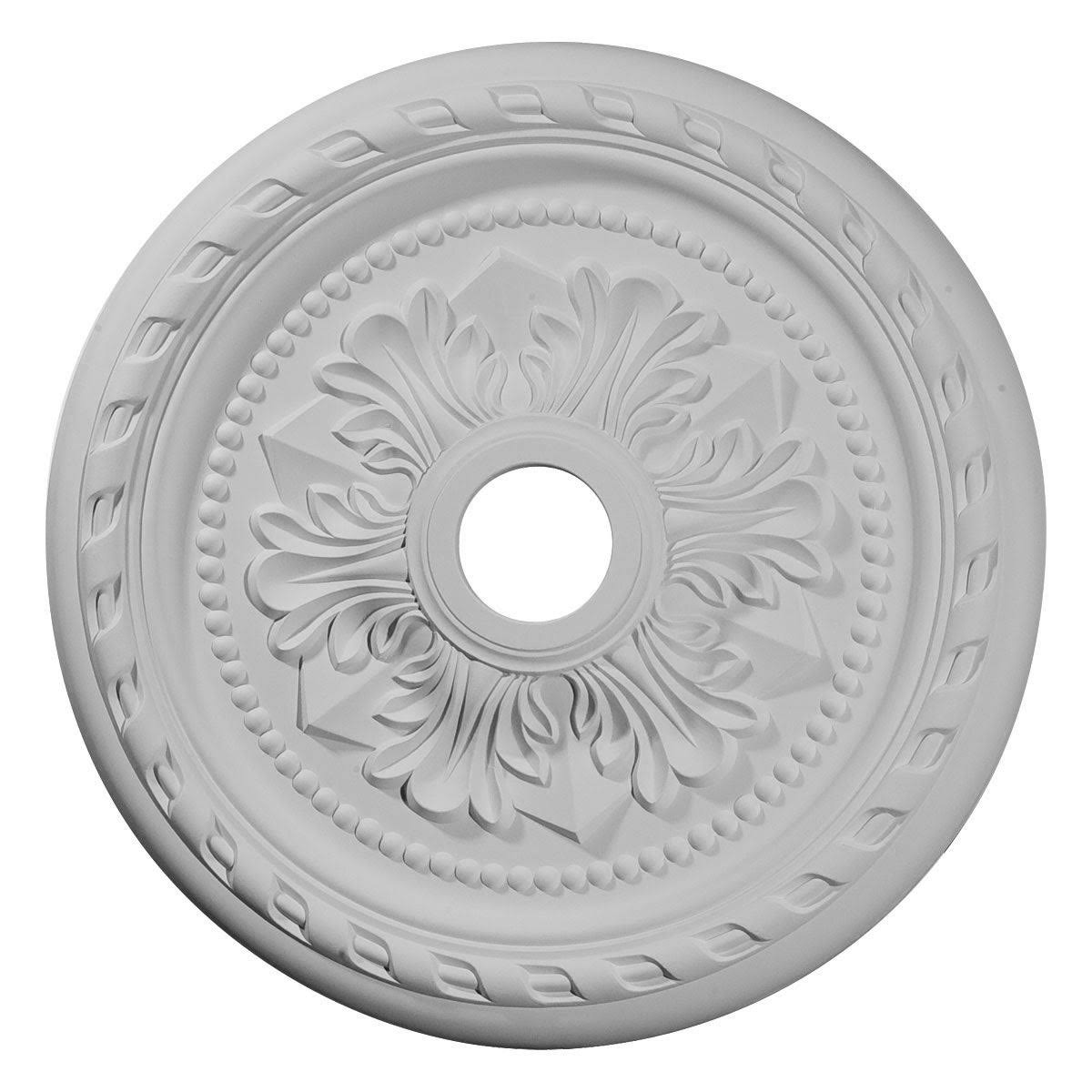 Palmetto Ceiling Medallion, Hand-Painted Americana L3982