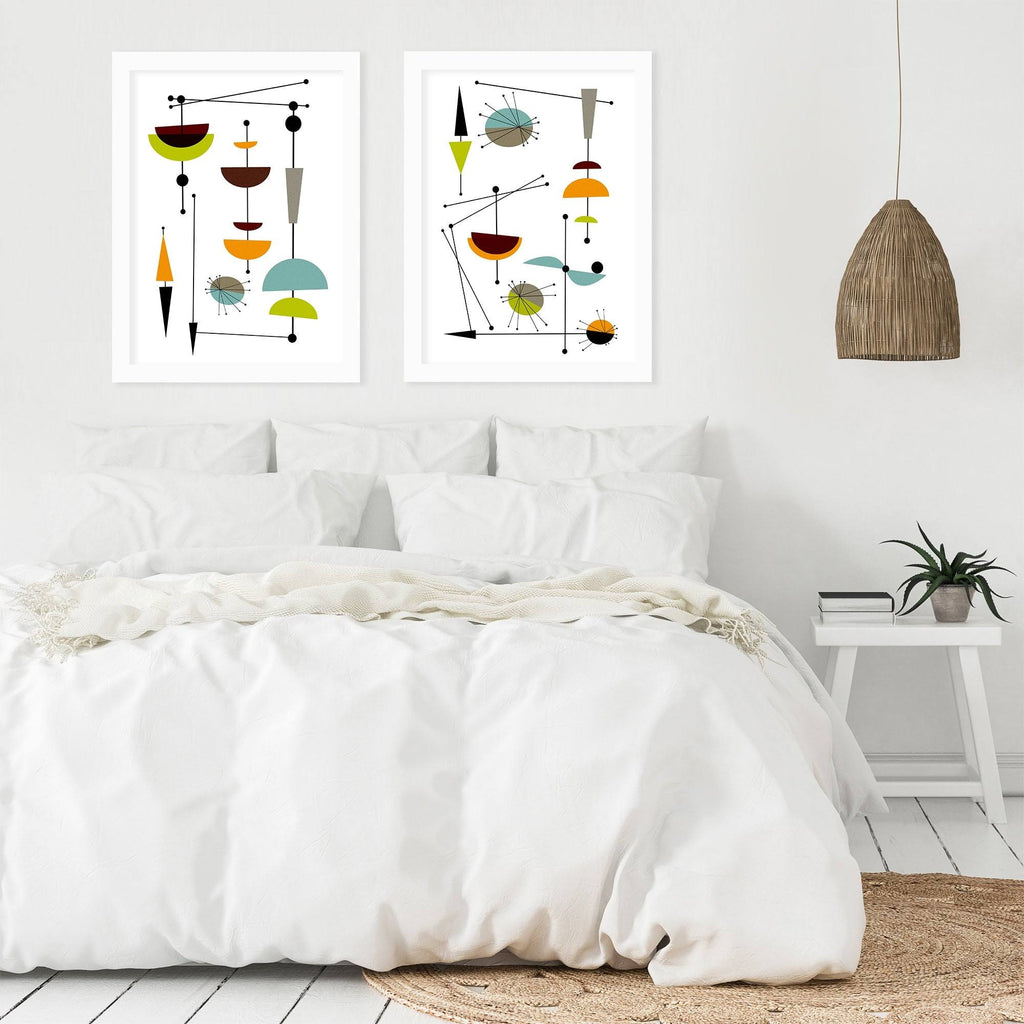 White Framed Print Set W8104