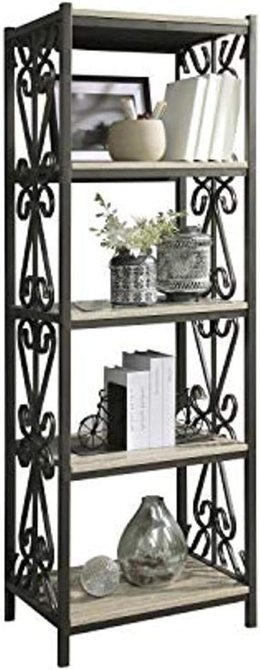 White Side Pier Bookcase C9341