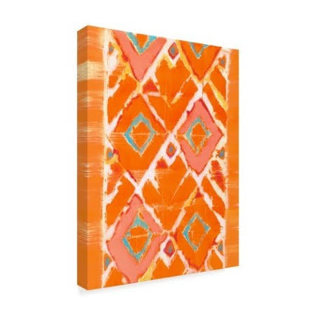 Orange Tribal II Canvas Art Z6007