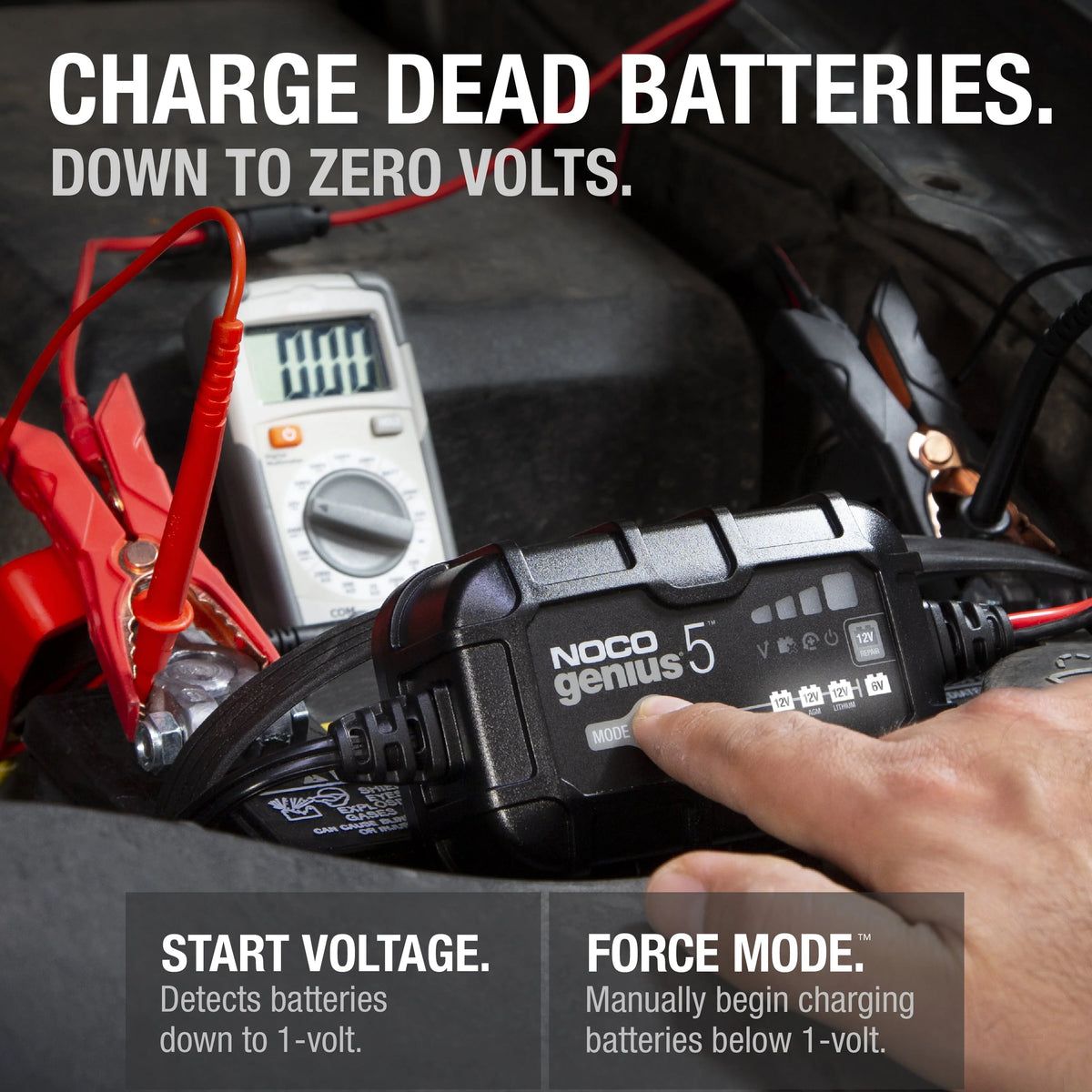6V/12V 5A Smart Battery Charger and Maintainer H983