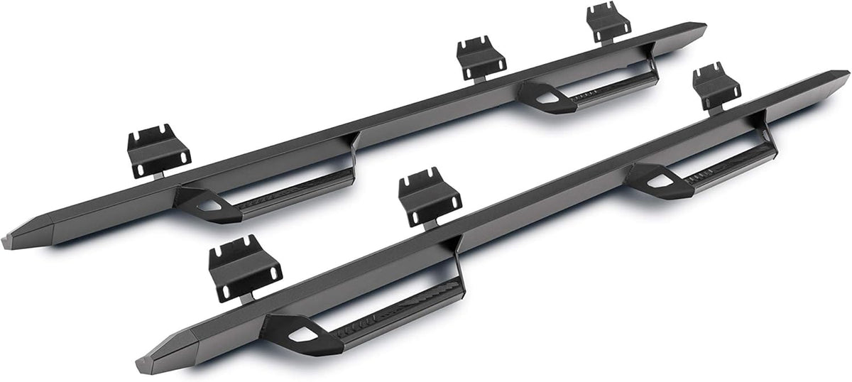 Textured Black Cab Length Truck Steps X487