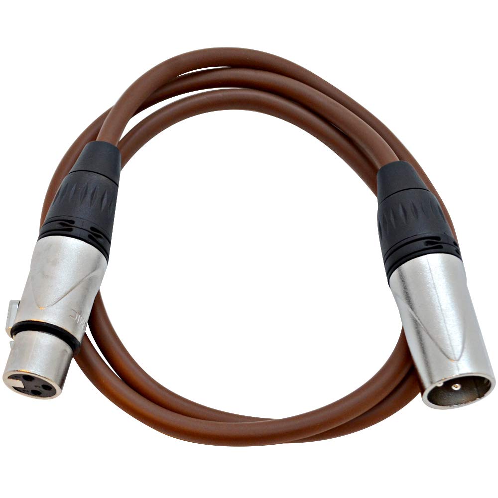 White 100 Foot XLR Microphone Cable O64100