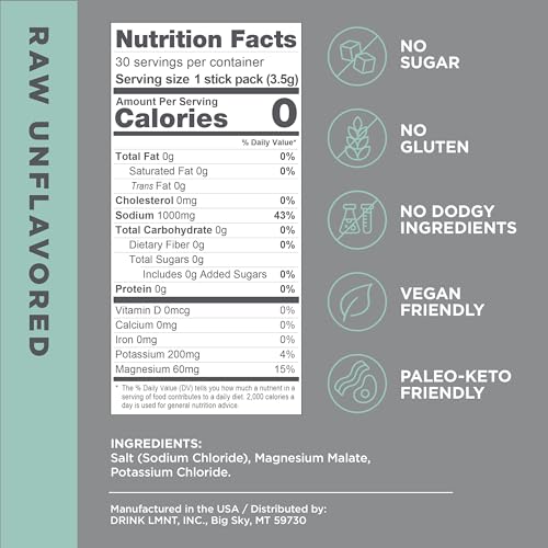 30 Count Watermelon Salt Electrolyte Drink Mix M91370