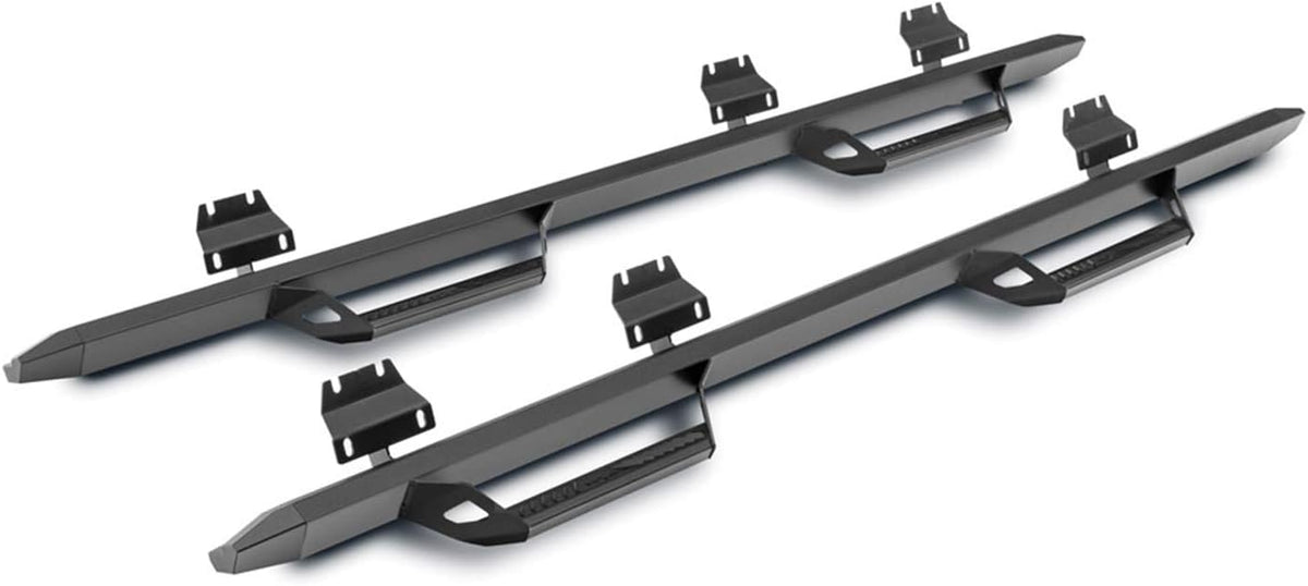 Textured Black Cab Length Truck Steps X487