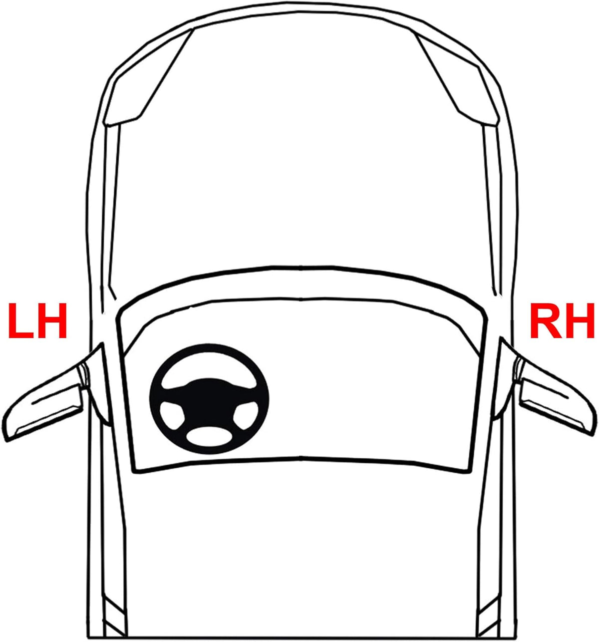 RH Halogen Headlight Assembly G353