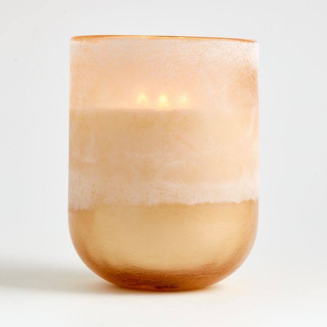 Large Glass Candle F440