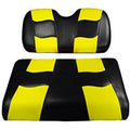Black/Yellow Two-Seat Cover P33898