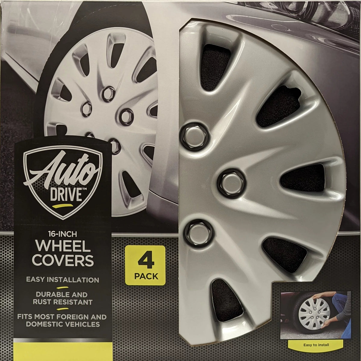 16-in Silver ABS Plastic Wheel Cover W388170