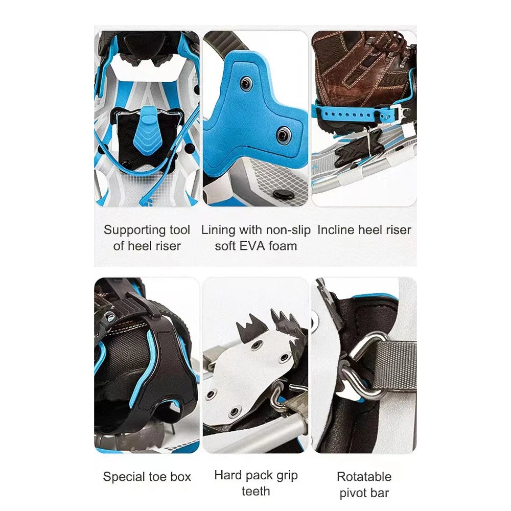 Aluminum Alloy AntiSlip Adjustable Snow Shoes N8860