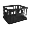 Letter/Legal File Crate Medium Size Black Q851493