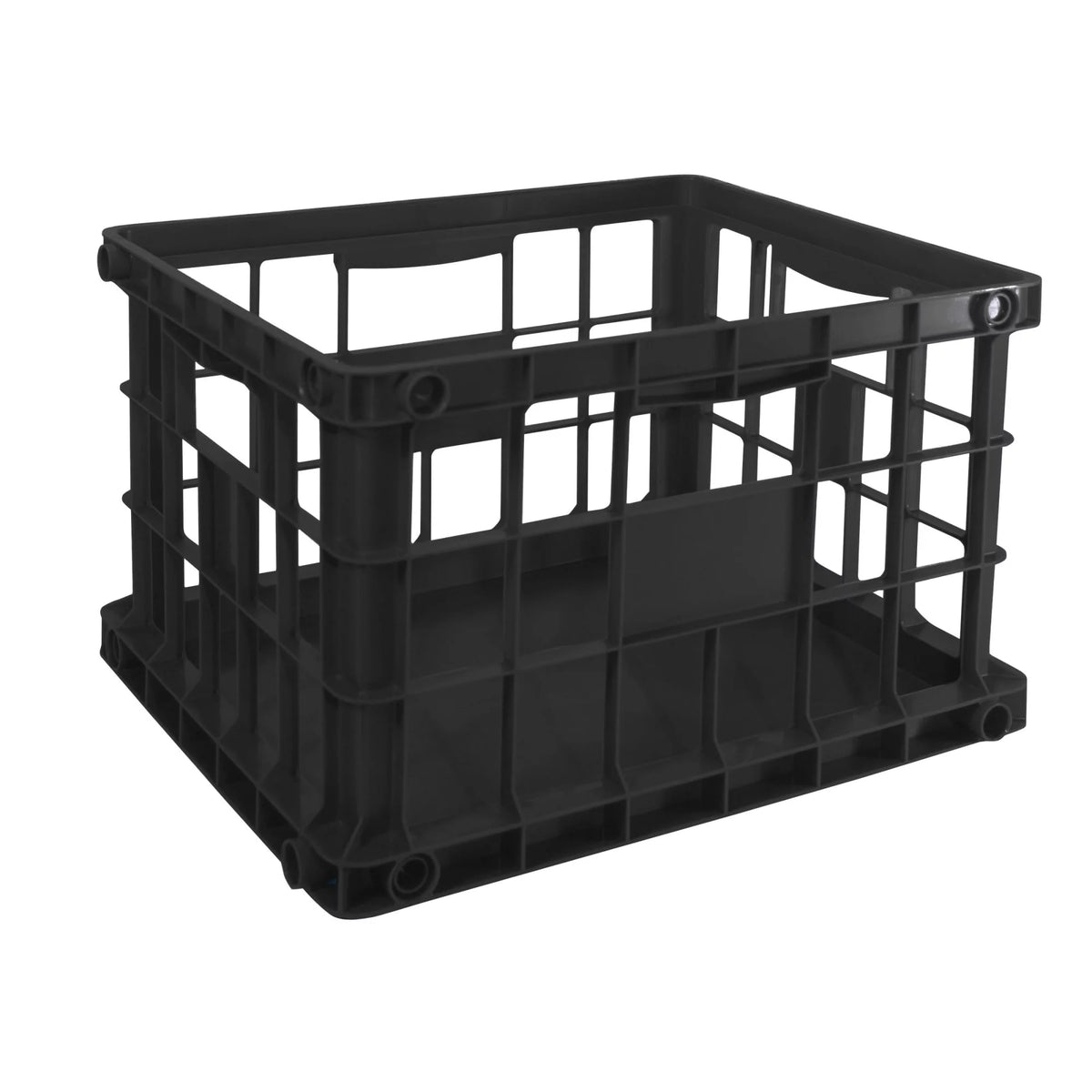 Letter/Legal File Crate Medium Size Black Q851493
