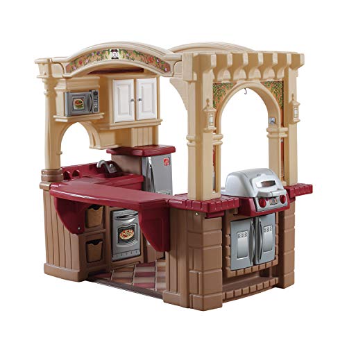 Grand Walk-In Kitchen & Grill Kids Playset, 103 Piece Toy Accessories, Toddlers 2+ Years Old P25348