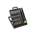Precision Screwdriver Set with Tweezers, 32 Piece L100