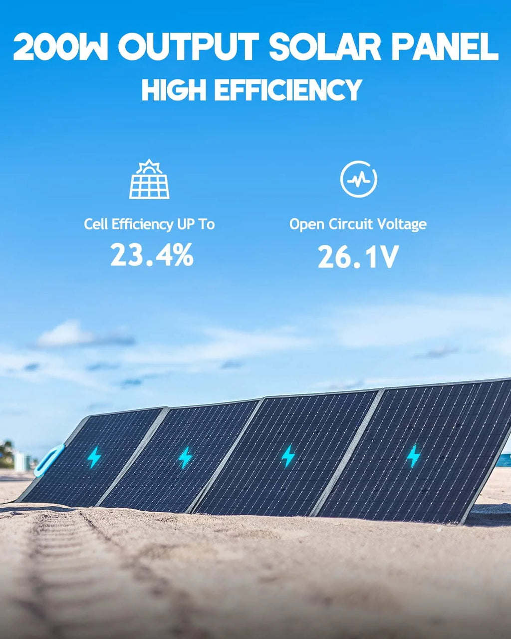 3072Wh Expansion Battery Power Station with 3 200W Solar Panels Z2753