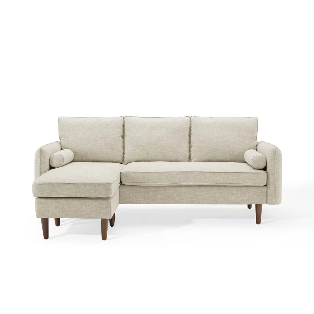 Beige Upholstered Sectional Sofa W36122