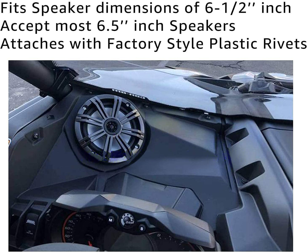 6.5 inch Speaker Enclosure Panels for Can Am Maverick X3 / X3 Max S681