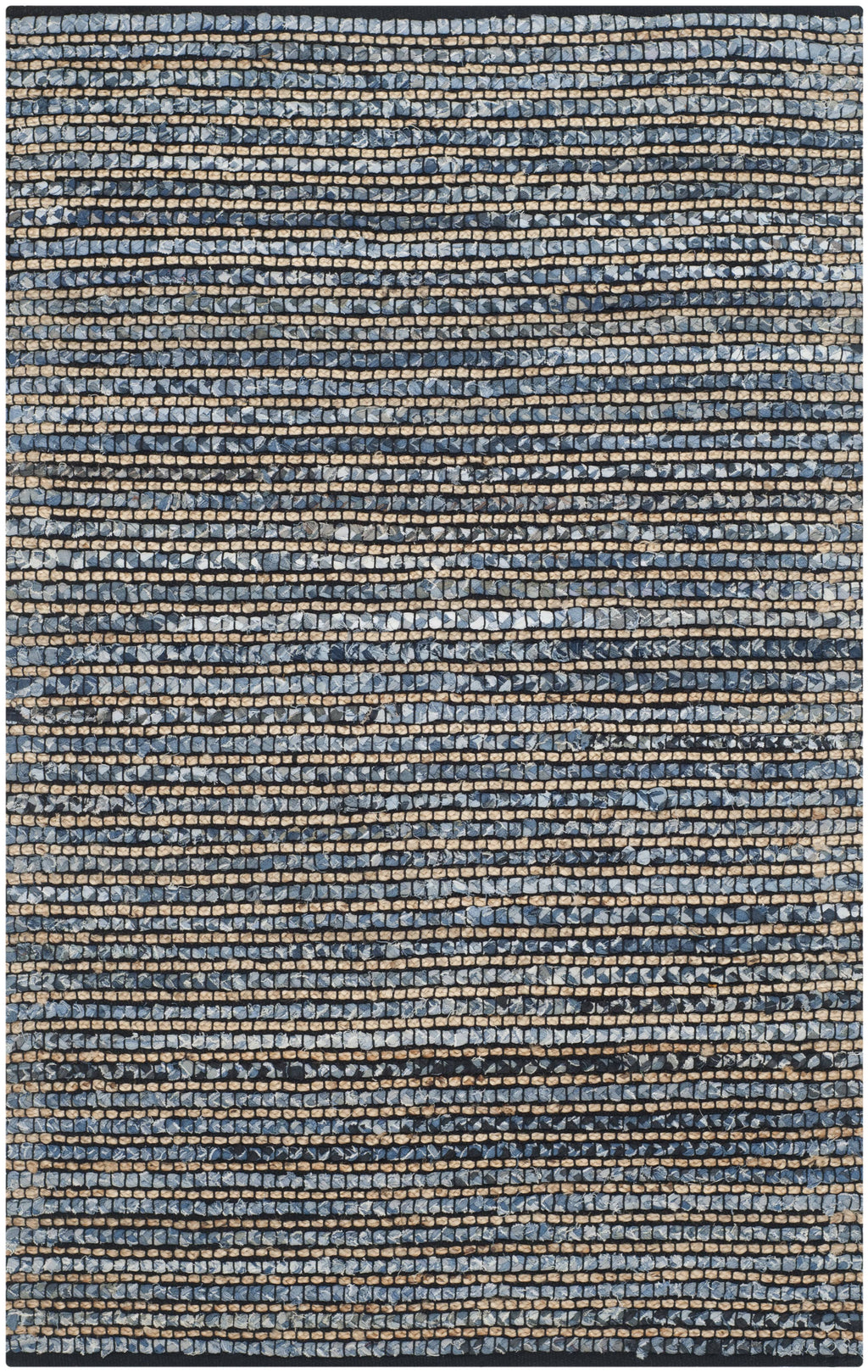 Blue Area Rug 2-ft 3-in x 4-ft T10803