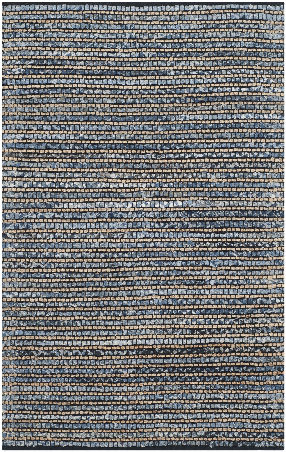 Blue Area Rug 2-ft 3-in x 4-ft T10803