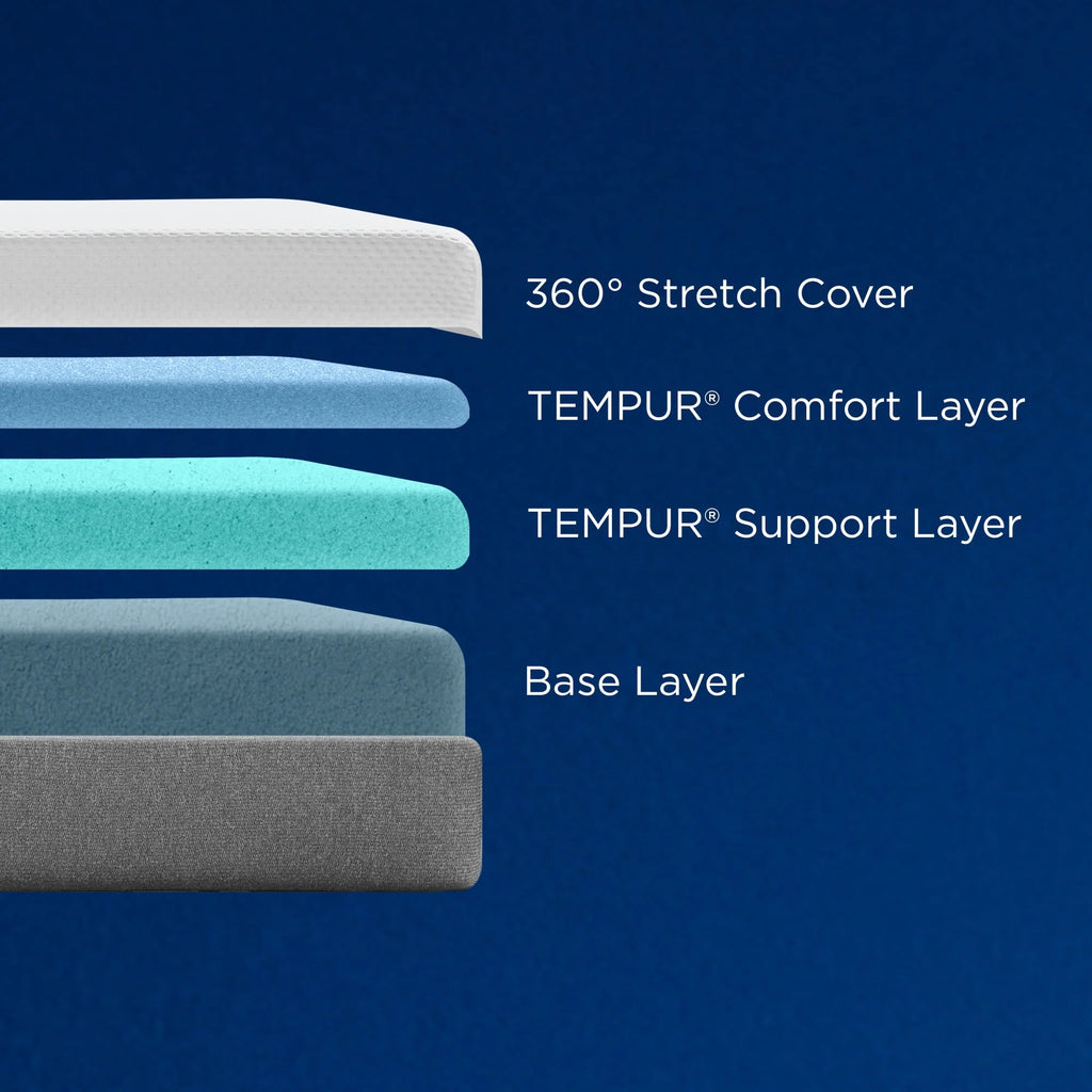 Queen Size Memory Foam Bed in a Box D928526