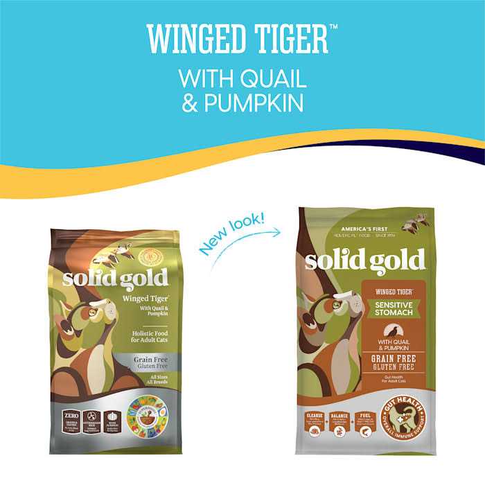 Solid Gold Winged Tiger Quail & Pumpkin Adult Dry Cat Food P766409