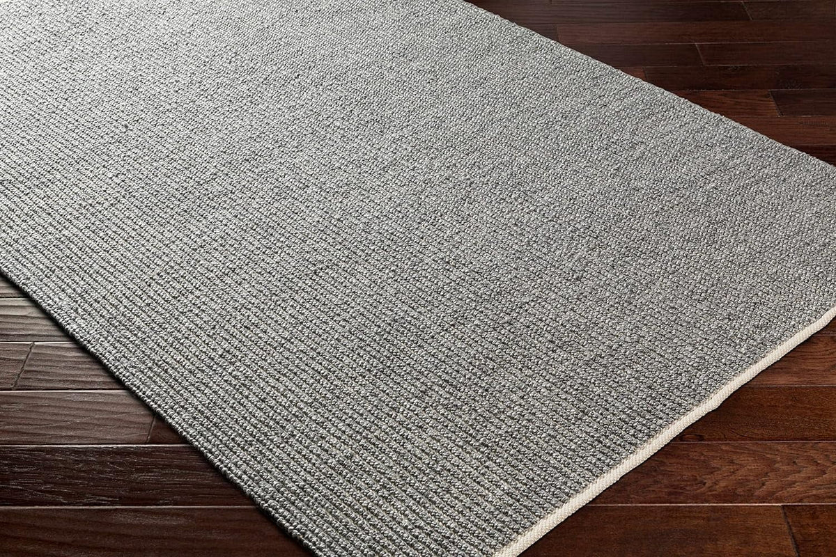 Gray Black 5' X 7'6" Area Rug B565