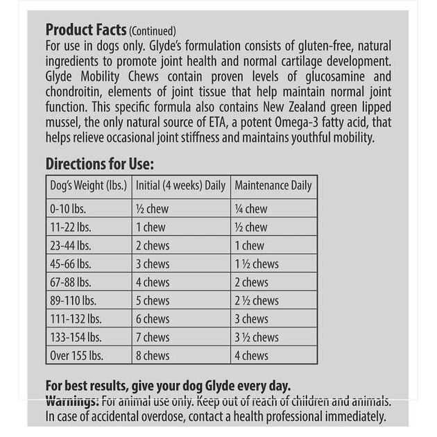 Mobility Chews for Dogs T1441