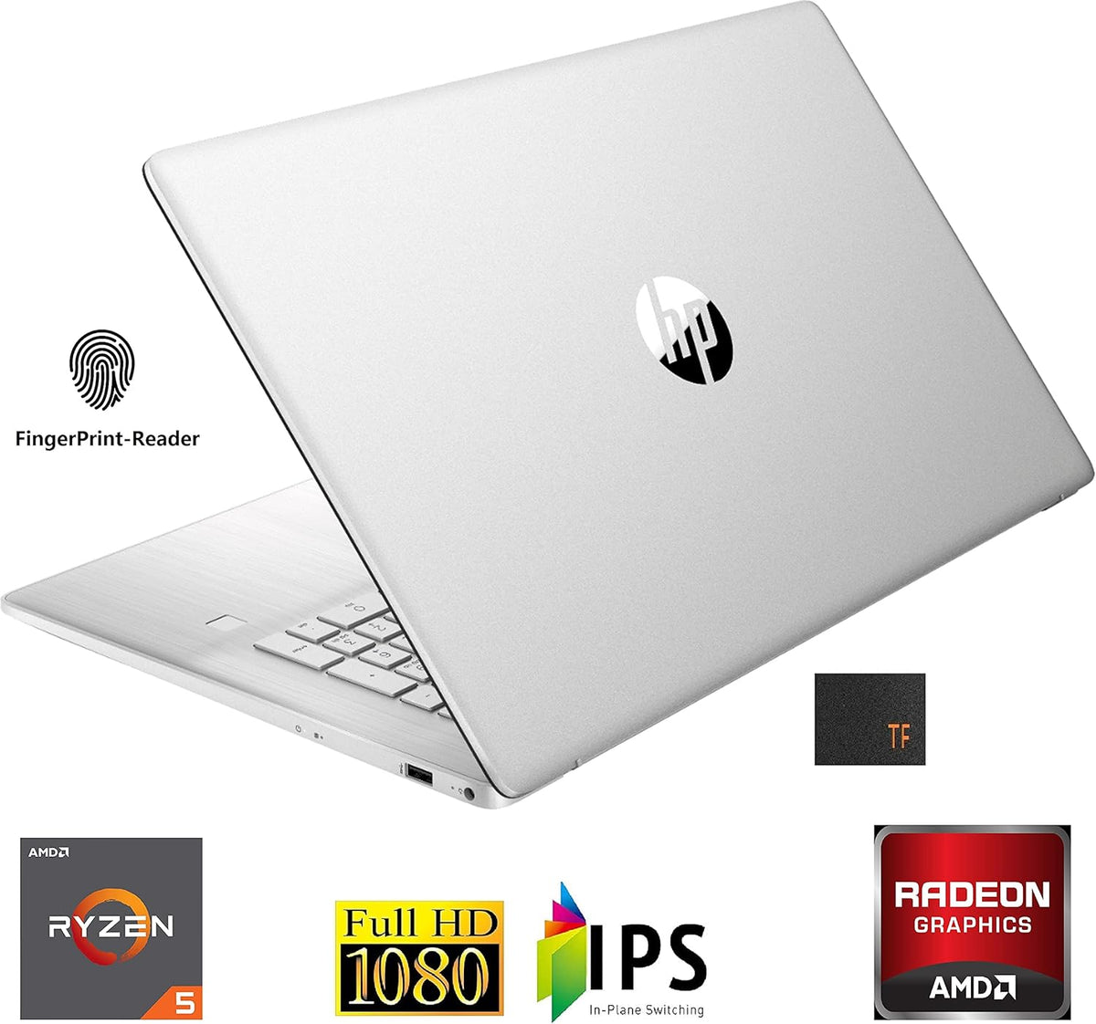 17.3" FHD Anti-Glare IPS Display 6-Core AMD Ryzen 5-5500U 16GB Ram 256GB SSD Laptop C38889