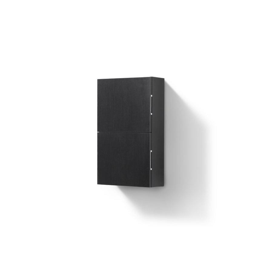 Black Linen Side Cabinet with 2 Storage Areas F692151