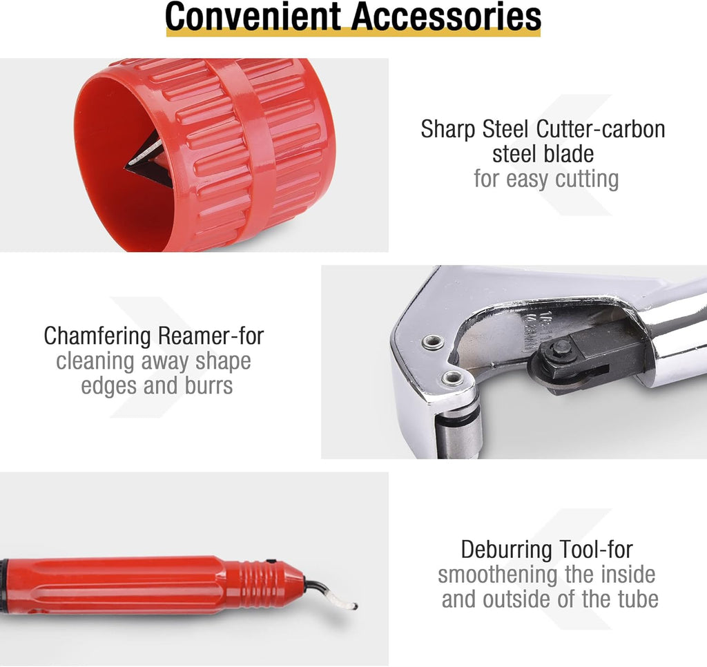 Hydraulic Tube Expander Swaging Tool Kit with Case J23133