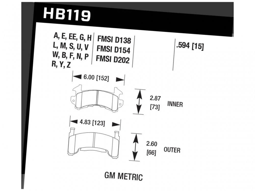 Front Brake Pads D548677