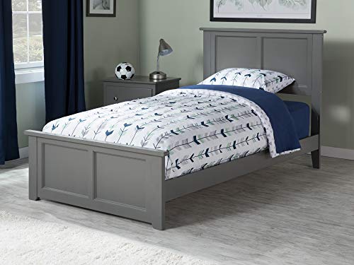 White Twin Extra Long Bed with Footboard G27991