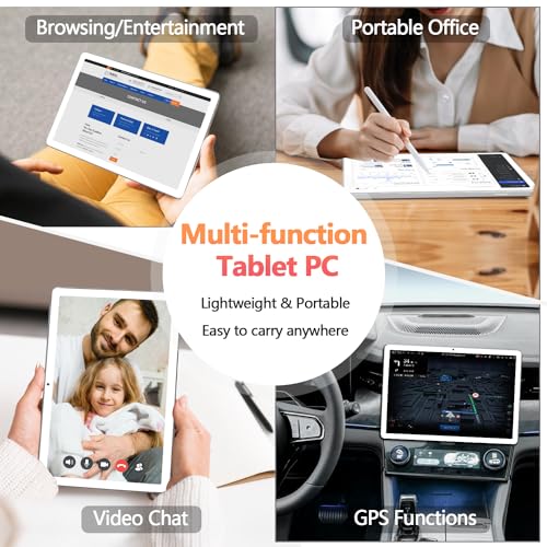 Android 14 Tablet, Octa-Core 5G WiFi, 128GB ROM 14GB RAM, 1TB Expand, 13MP+8MP Dual Camera G7997