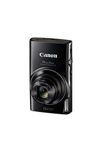 Silver PowerShot ELPH 360 Digital Camera with 12x Optical Zoom and Image Stabilization Z460