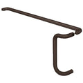 Painted Dark Bronze Solid Push Bar and Pull Handle Set T79835