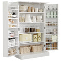 White 2 Door Storage Cabinet with Adjustable Shelves I50089