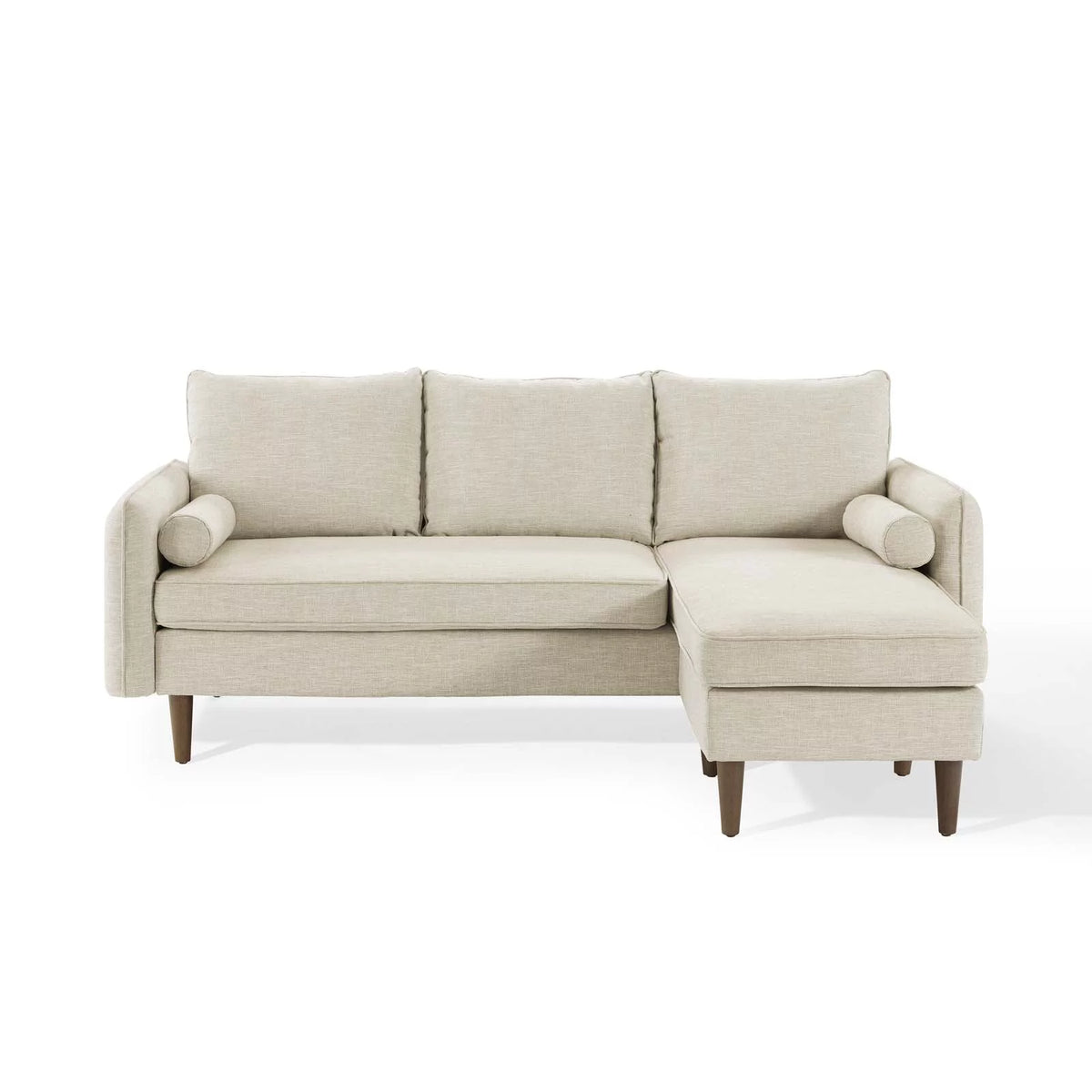 Beige Upholstered Sectional Sofa W36122