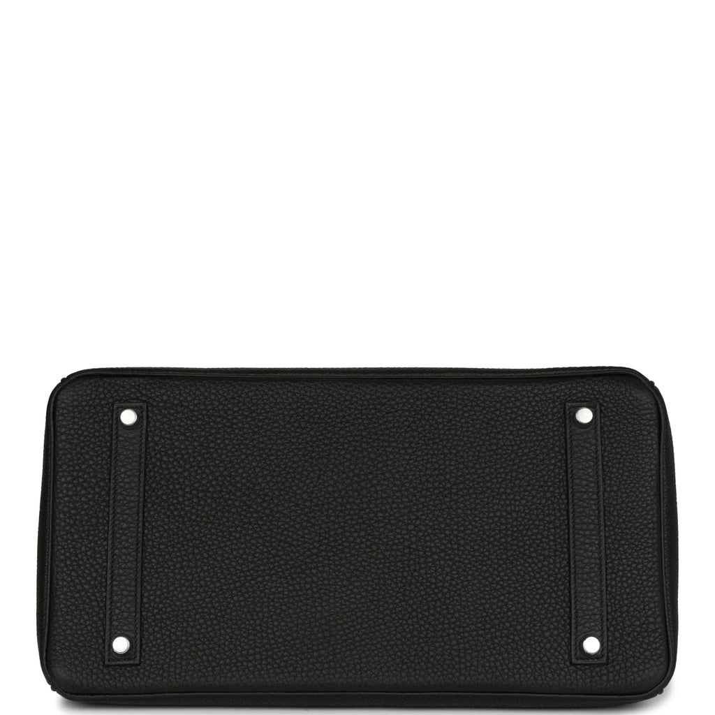 Black 35 Togo Leather Handbag X782