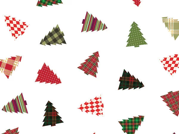 Plaid Trees Cello Roll 30" x 100' Y535