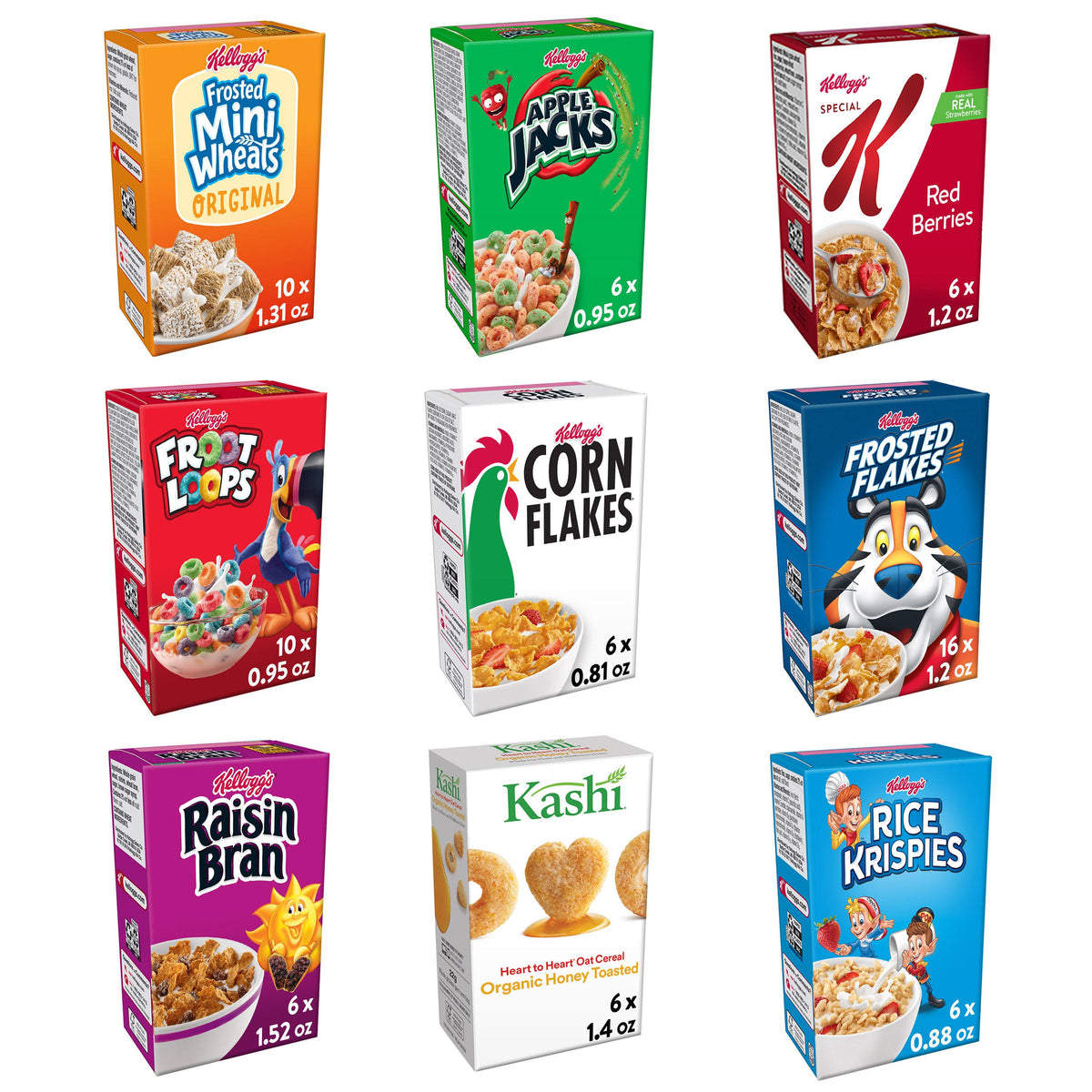 Cereal Variety Pack Case of 72 M3458