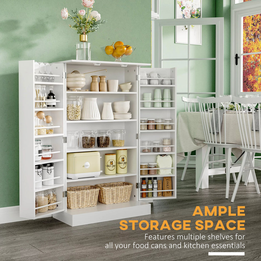 White 2 Door Storage Cabinet with Adjustable Shelves I50089