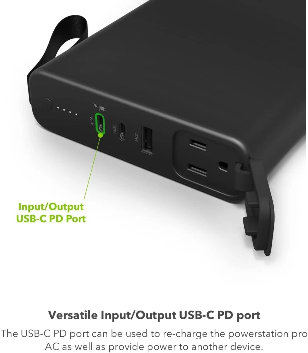 27,000 mAh External Battery with 100W AC & 60W USB-C Fast Charge V957073
